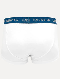 Cueca Calvin Klein Low Rise Trunk Classic Colors Preta e Branca C11.07 ST00 Pack 4UN