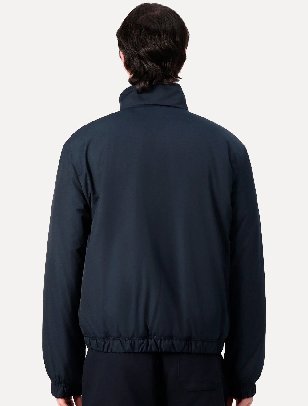 Jaqueta Tommy Jeans Masculina Essential Padded Logo Collar Azul Marinho