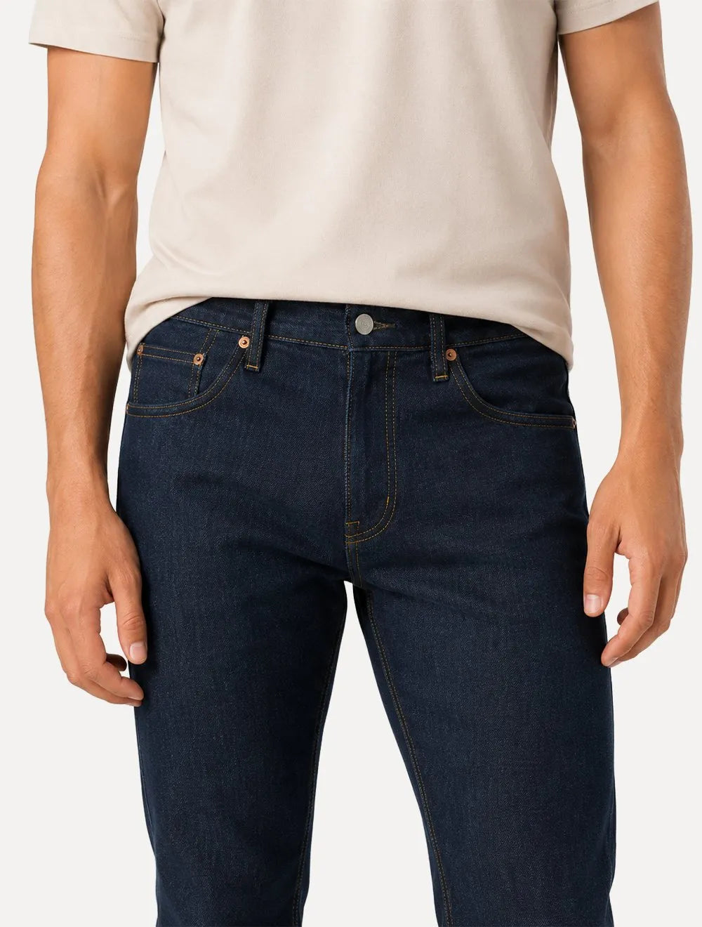 Calça Levis Jeans 511 Slim Stretch Dark Raw Azul Escura