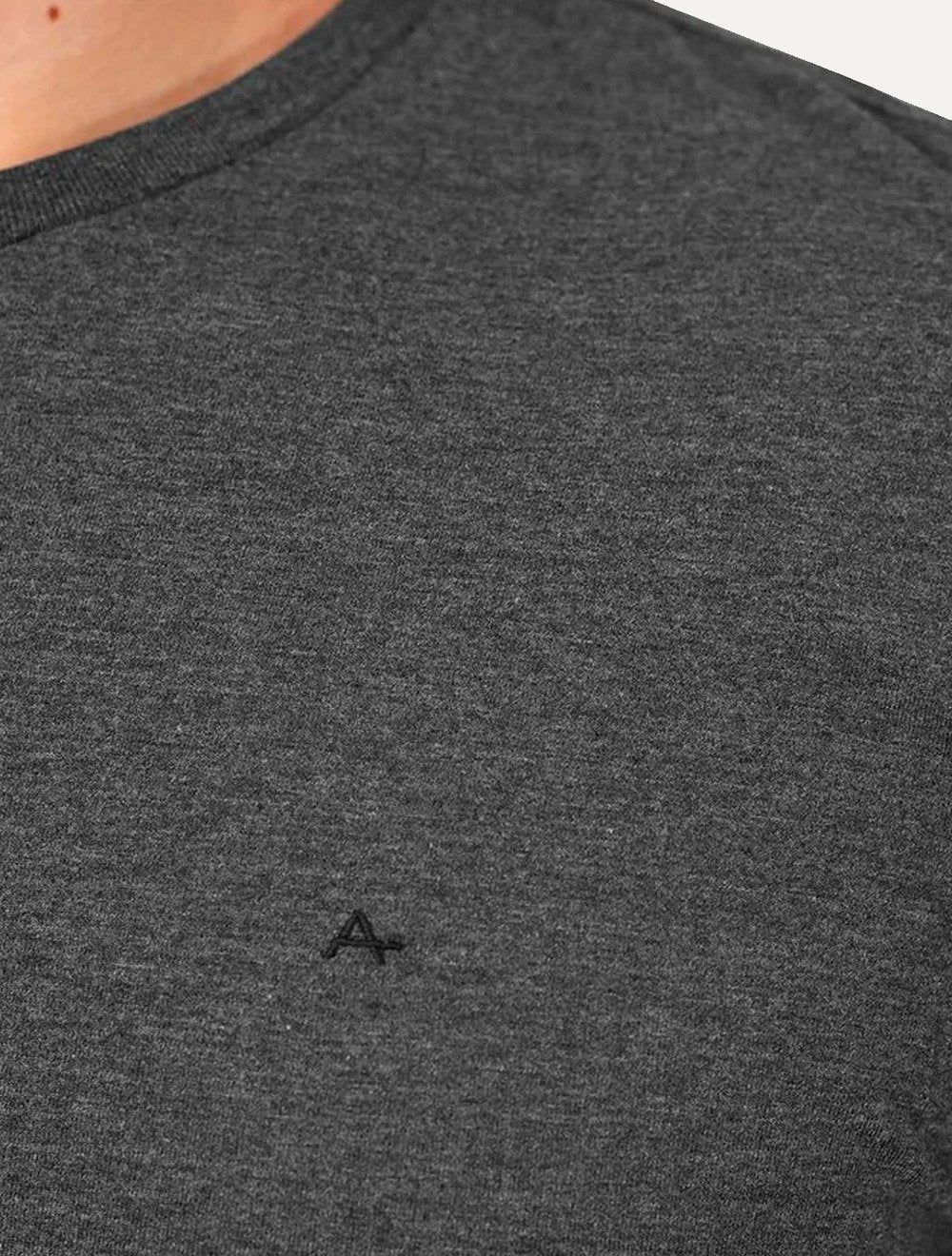 Camiseta Aramis Masculina Basic Lisa Dark Icon Cinza Mescla