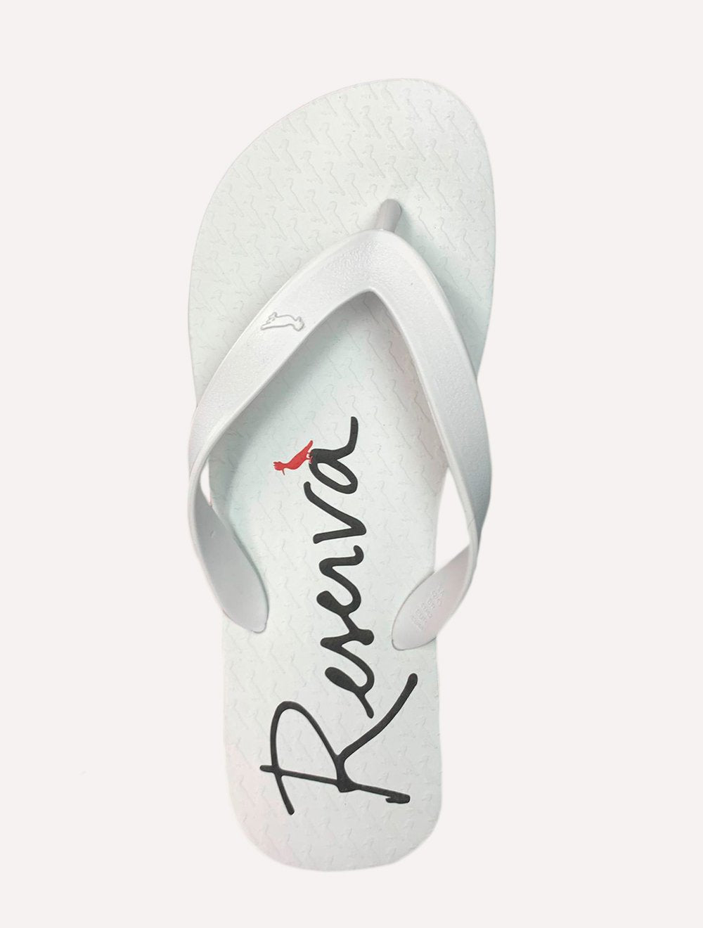 Chinelo Reserva Masculino Basic Script Signature Branco
