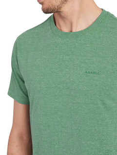 Camiseta Aramis Masculina Eco Lisa Verde Mescla