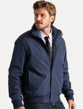 Jaqueta Ellus Masculina Nylon Padding Sport Bomber Azul Marinho
