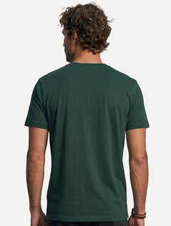 Camiseta John John Masculina Regular Matchpoint Verde Escuro
