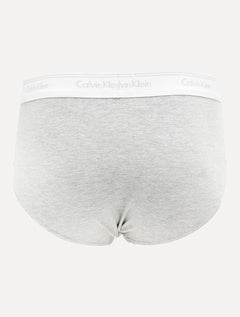 Cueca Calvin Klein Brief Cotton Stretch Classic C11.01 CZ05 Cinza Pack 2UN