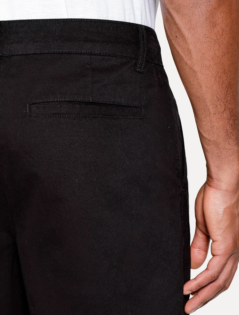 Bermuda Aramis Masculina Chino Brown Tag Flame Preta