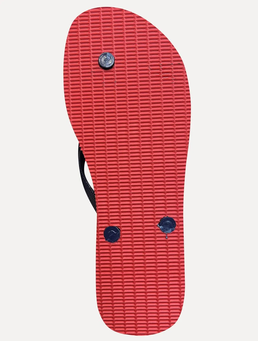 Chinelo Tommy Hilfiger Masculino Rubber Texture Strip Simon 34R Vermelho/Marinho