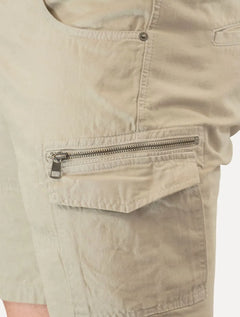 Bermuda Calvin Klein Jeans Masculina Cargo Color Jeans Areia