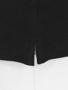 Polo Calvin Klein Masculina Piquet Slim Half Zip Preta