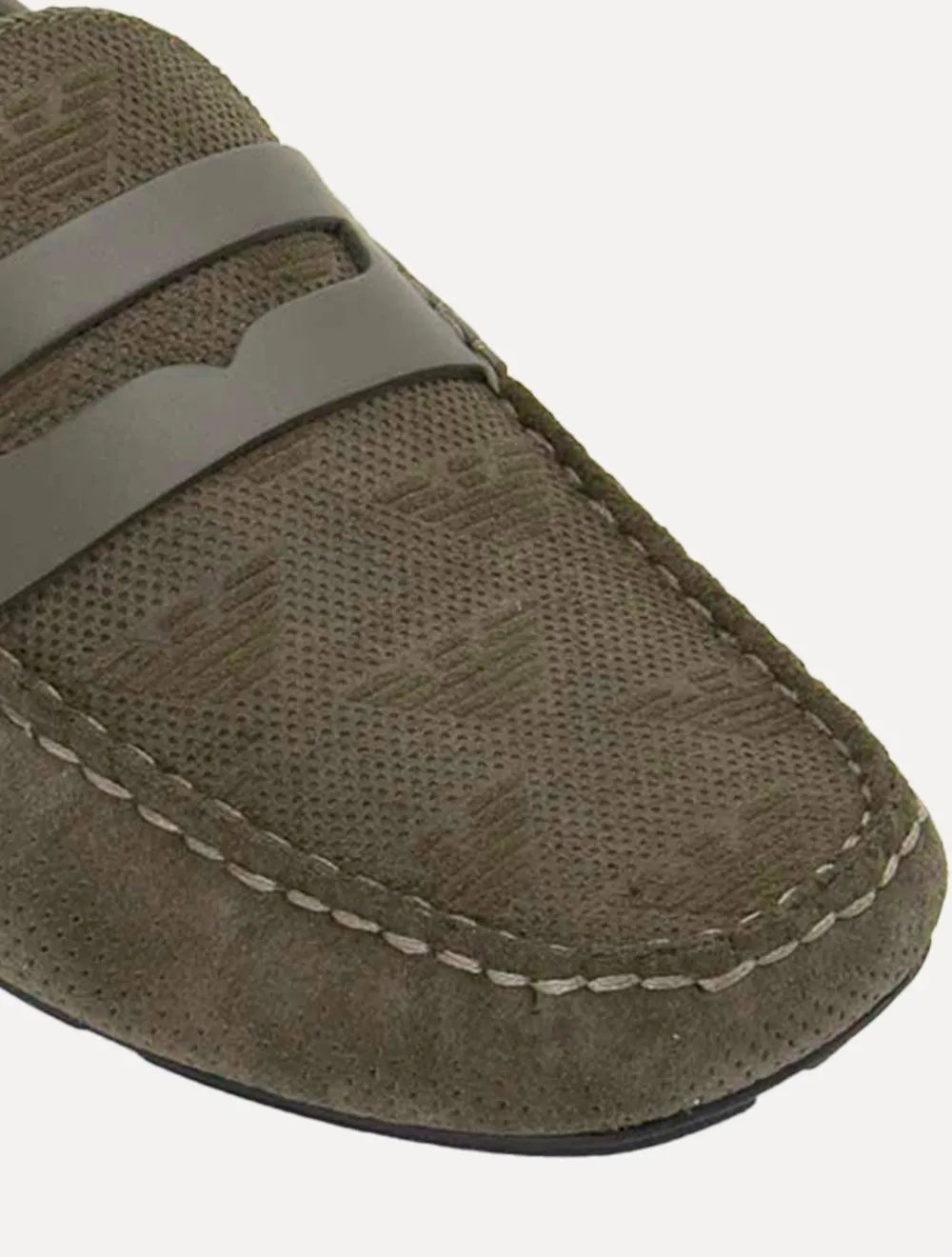 Mocassim Empório Armani Masculino Couro Marrom