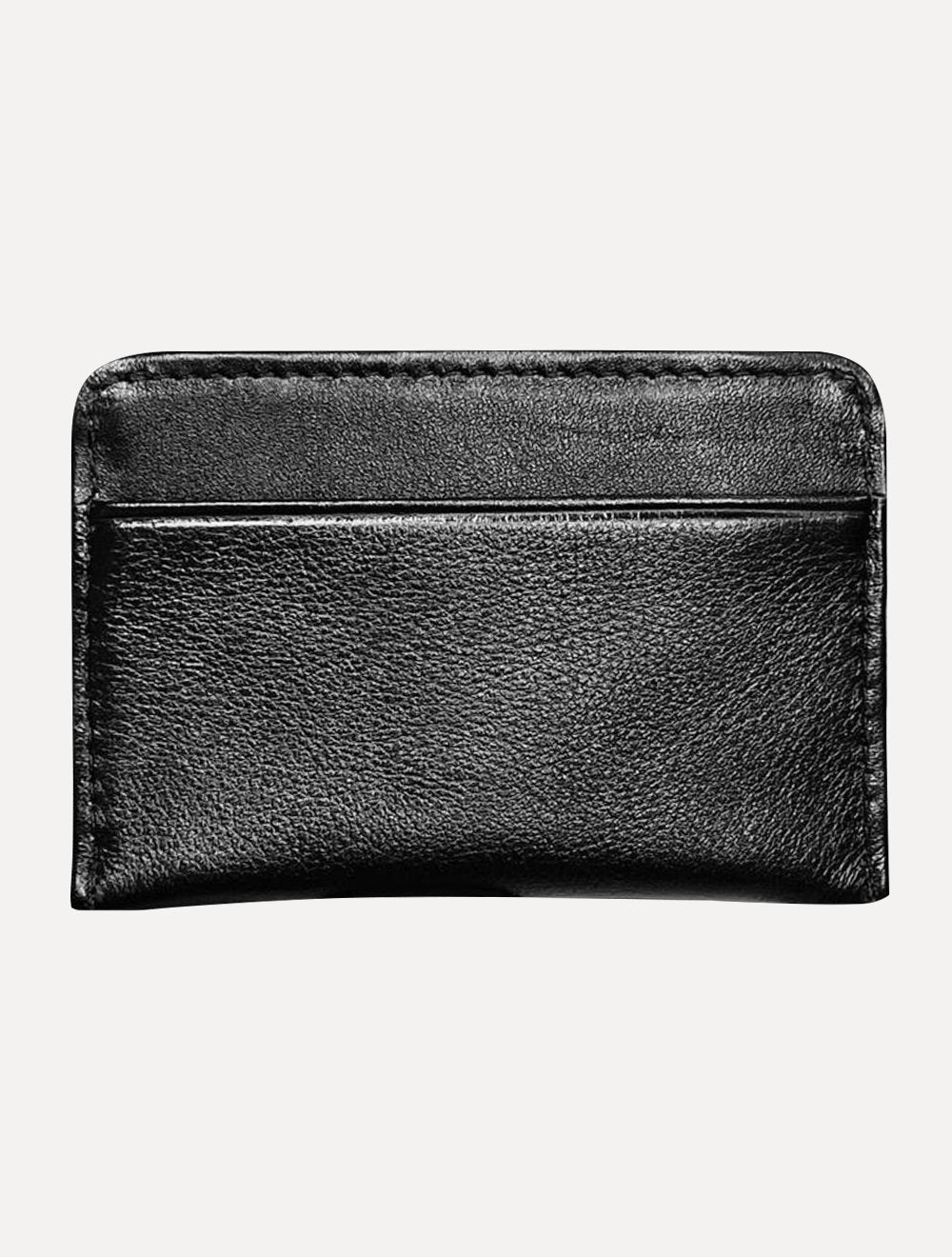 Carteira Calvin Klein Porta Cartão Couro Básico CK Queima Preta
