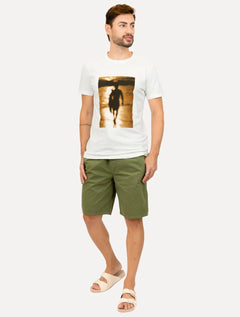 Camiseta Osklen Masculina Slim Stone Surfer View Branca