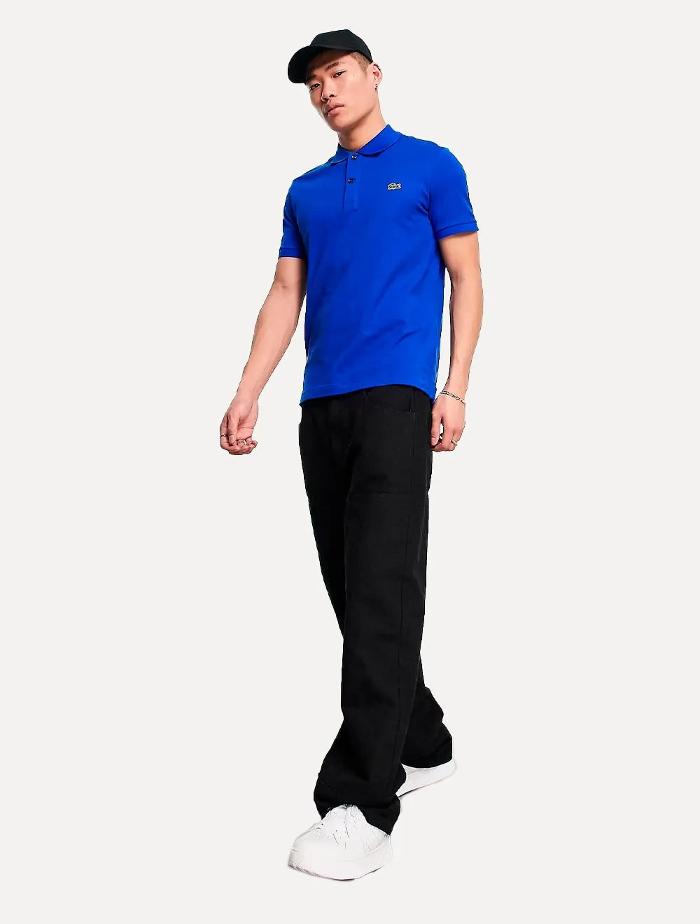 Polo Lacoste Masculina L.12.12 Azul Lazuli