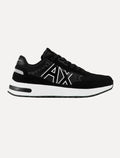 Tênis Armani Exchange Masculino Sneaker AX Maxi Logo Black