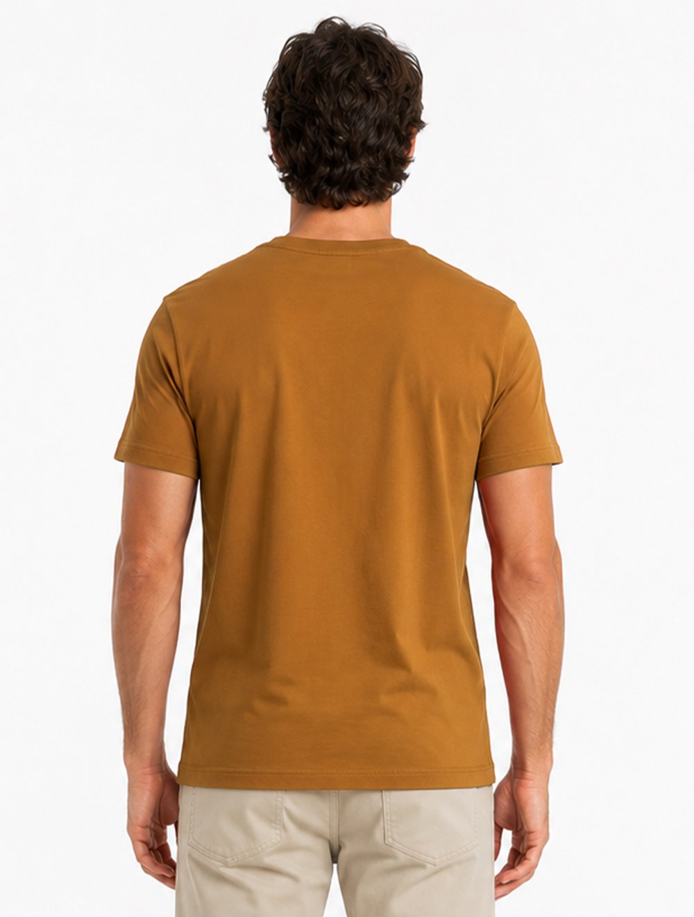 Camiseta John John Masculina Fit Basic Mostarda