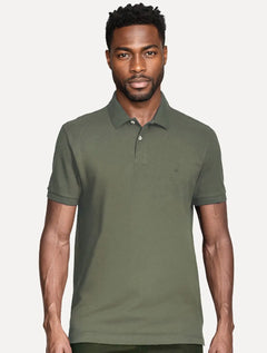 Polo Aramis Masculina Basic Piquet Mono Verde Claro