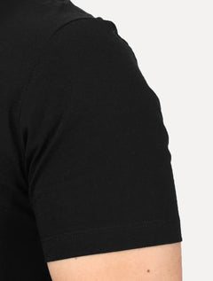 Camiseta Individual Slim Pima Soft Touch Logo Preto