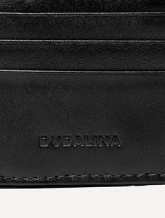 Carteira Dudalina Masculina Mágica de Couro Preta