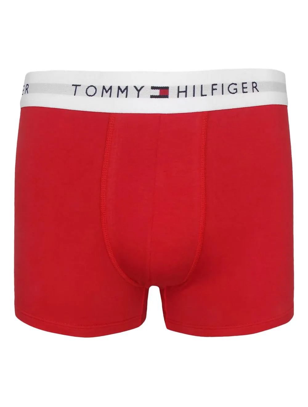 Cueca Tommy Hilfiger Cotton Stretch Boxer Trunk Vermelha/Marinho Pack 2UN