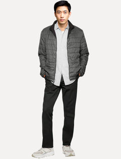 Camisa Aramis Masculina Manga Curta Slim Modal Boa Vista Cinza