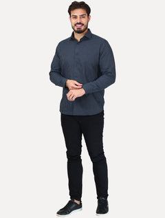 Camisa Aramis Masculina Slim Mini Xadrez Damero Azul Médio/Preto