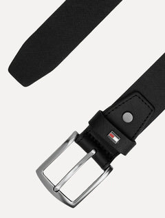 Cinto Tommy Hilfiger Masculino Denton 3.5 Adj Preto