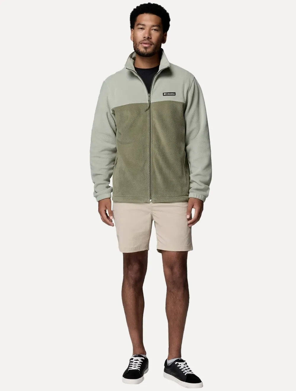 Jaqueta Columbia Masculina Fleece Steens Mountain Full Zip Verde/Verde Claro