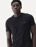 Camiseta Aramis Masculina Estampa Assinatura Peito Preta