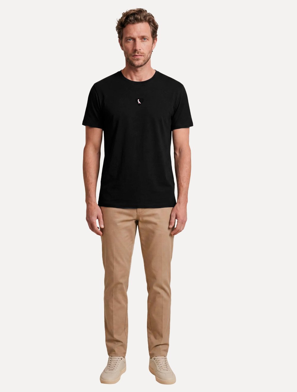 Camiseta Reserva Masculina SPFC Patch Minimalist Preta