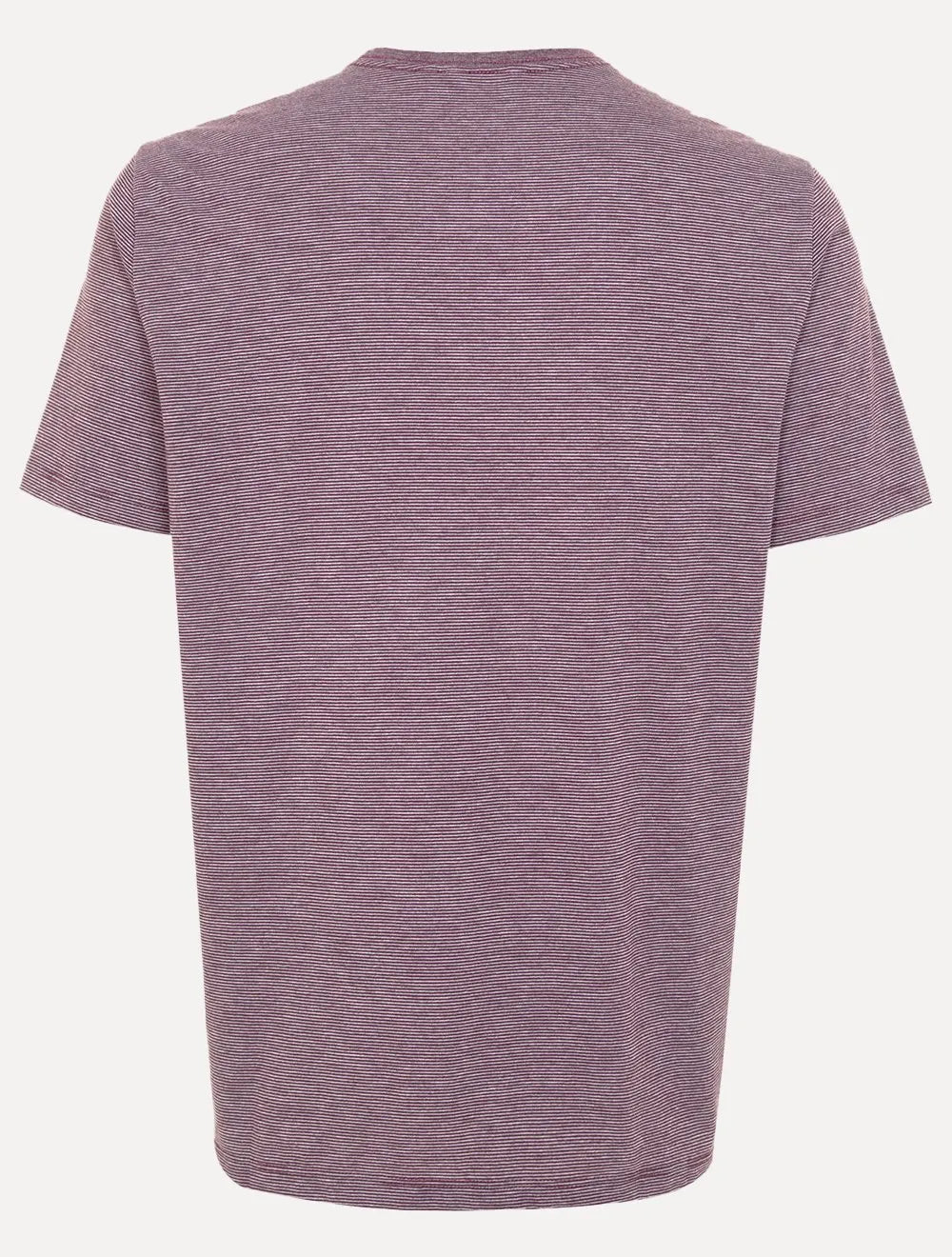 Camiseta Dudalina Masculina Mini Stripes Bordô