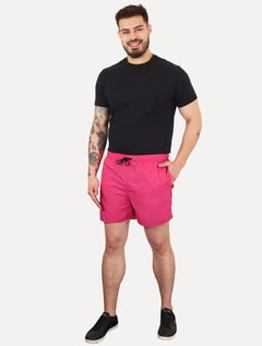 Short Reserva Masculino Beachwear Basico Textura Rosa