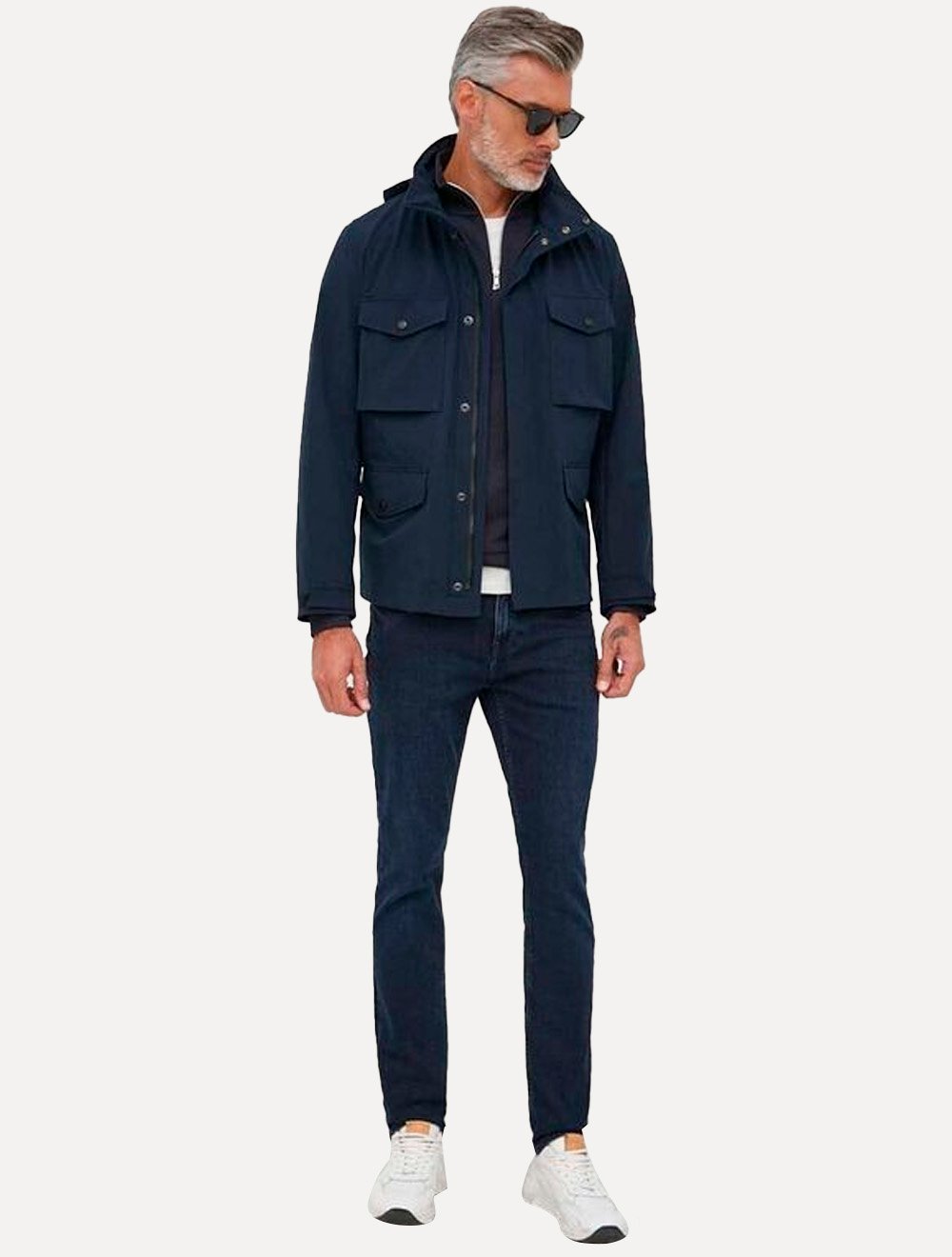 Calça Tommy Hilfiger Jeans Masculina Slim Bleecker Azul Dark
