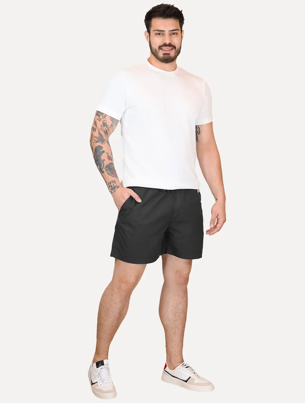 Shorts Levis Masculina Sarja Chino String Cinza Chumbo