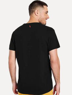 Camiseta Reserva Masculina Regular Vamoqvamo Preta
