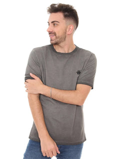 Camiseta John John Masculina Rubber Key Transfer Chumbo