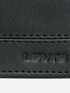Carteira Levis Masculina Couro ID Bifold Texture Preta