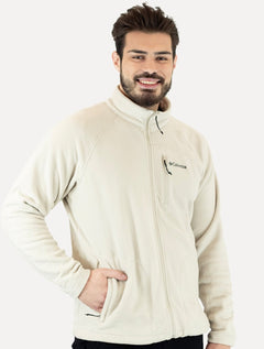 Jaqueta Columbia Fleece Fast Trek II Full Zip Cáqui Claro