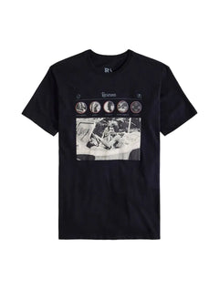 Camiseta Reserva Masculina Rock Music Feed Preta