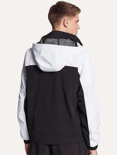 Jaqueta Calvin Klein Jeans Bomber Hoodie Colorblock Preta
