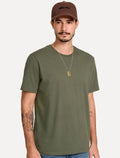 Camiseta John John Masculina Regular Fit Basic Lisa Verde Militar