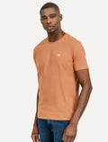 Camiseta King & Joe Masculina Basic Light Logo Salmão