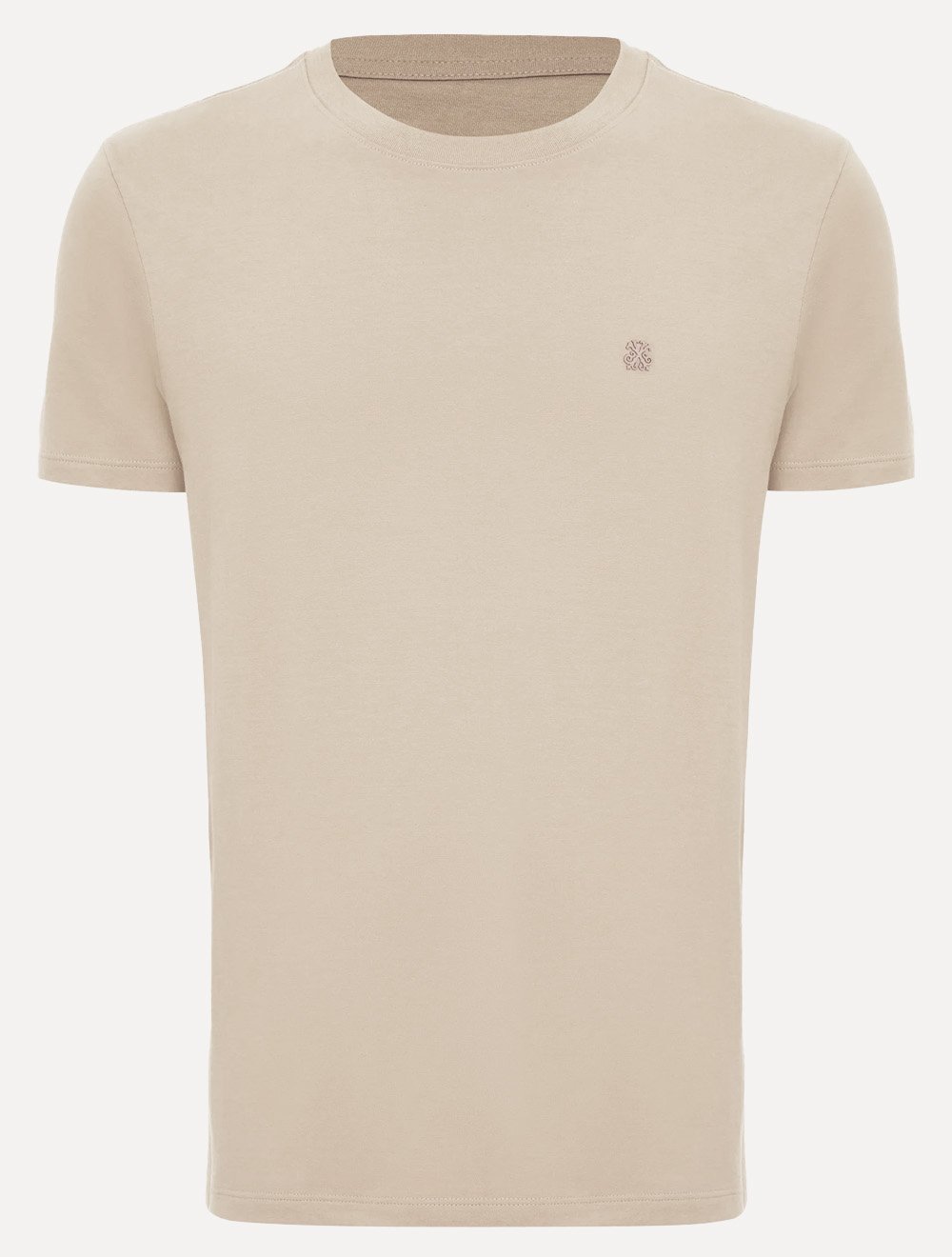 Camiseta John John Masculina Regular Fit Light Transfer Cáqui Claro