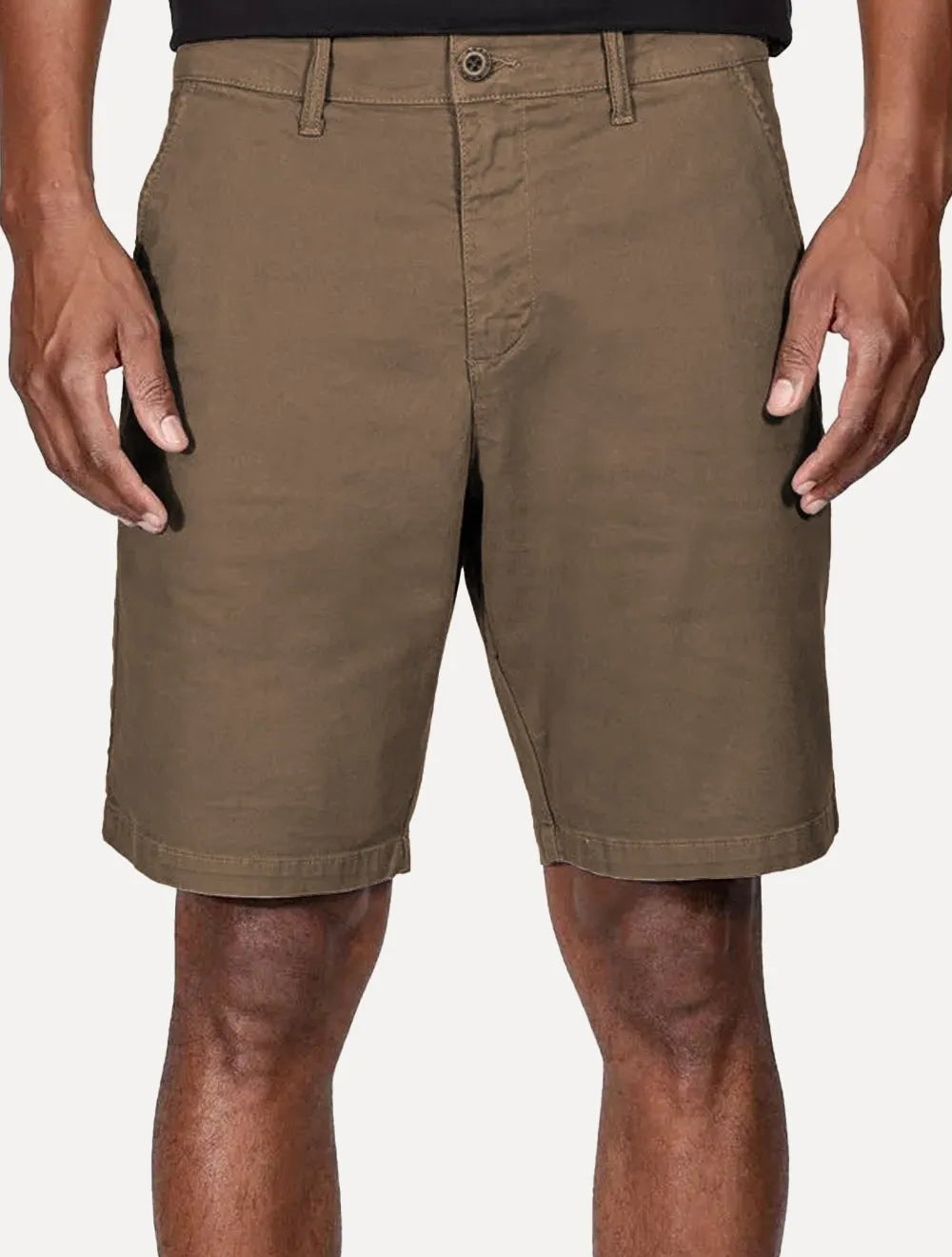 Bermuda Aramis Masculina Chino Color Basica Marrom