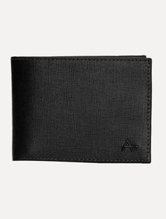 Carteira Aramis Masculina Couro Saffiano Preta