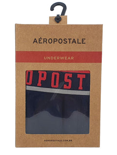Cueca Aeropostale Boxer Soft Sash Azul Marinho