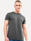 Camiseta Lacoste Masculina Classic Pima Cotton Logo Chumbo Mescla