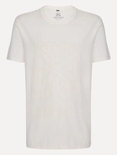 Camiseta John John Masculina Regular Fit Brasao Dotted Off-White