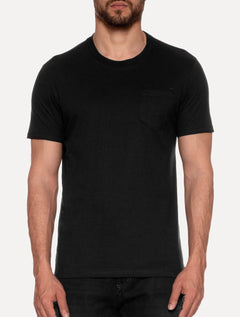 Camiseta Ellus Cotton Fine Easa Pocket Classic Preta