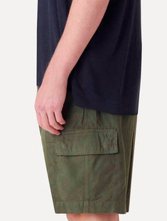 Bermuda Osklen Masculina Cargo Cotton Linen New Verde Militar