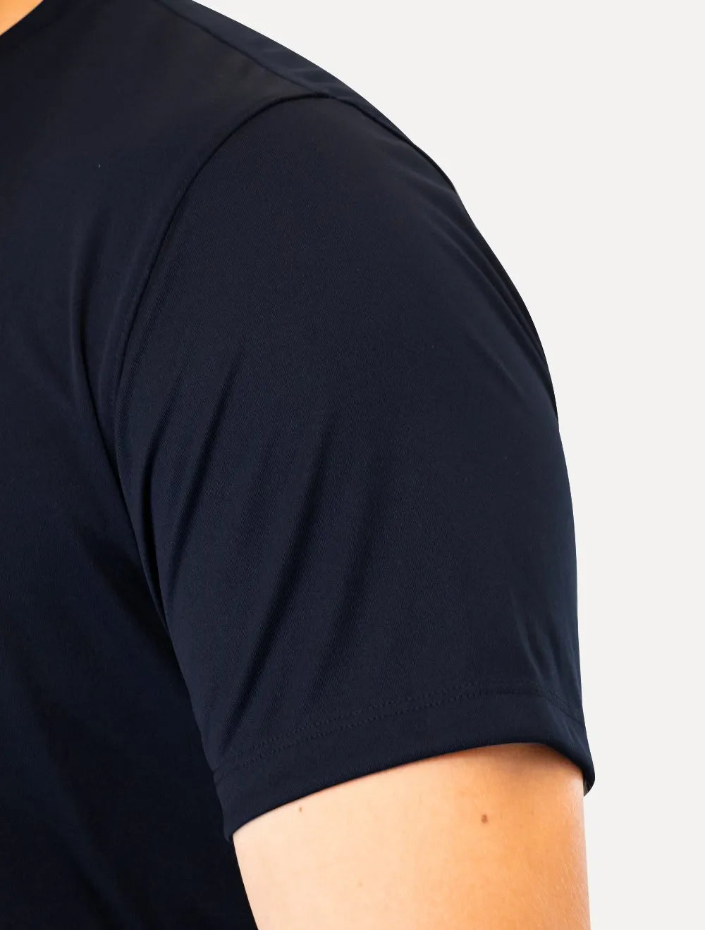 Camiseta Lacoste Plain Croc Trainning Poliéster Azul Marinho